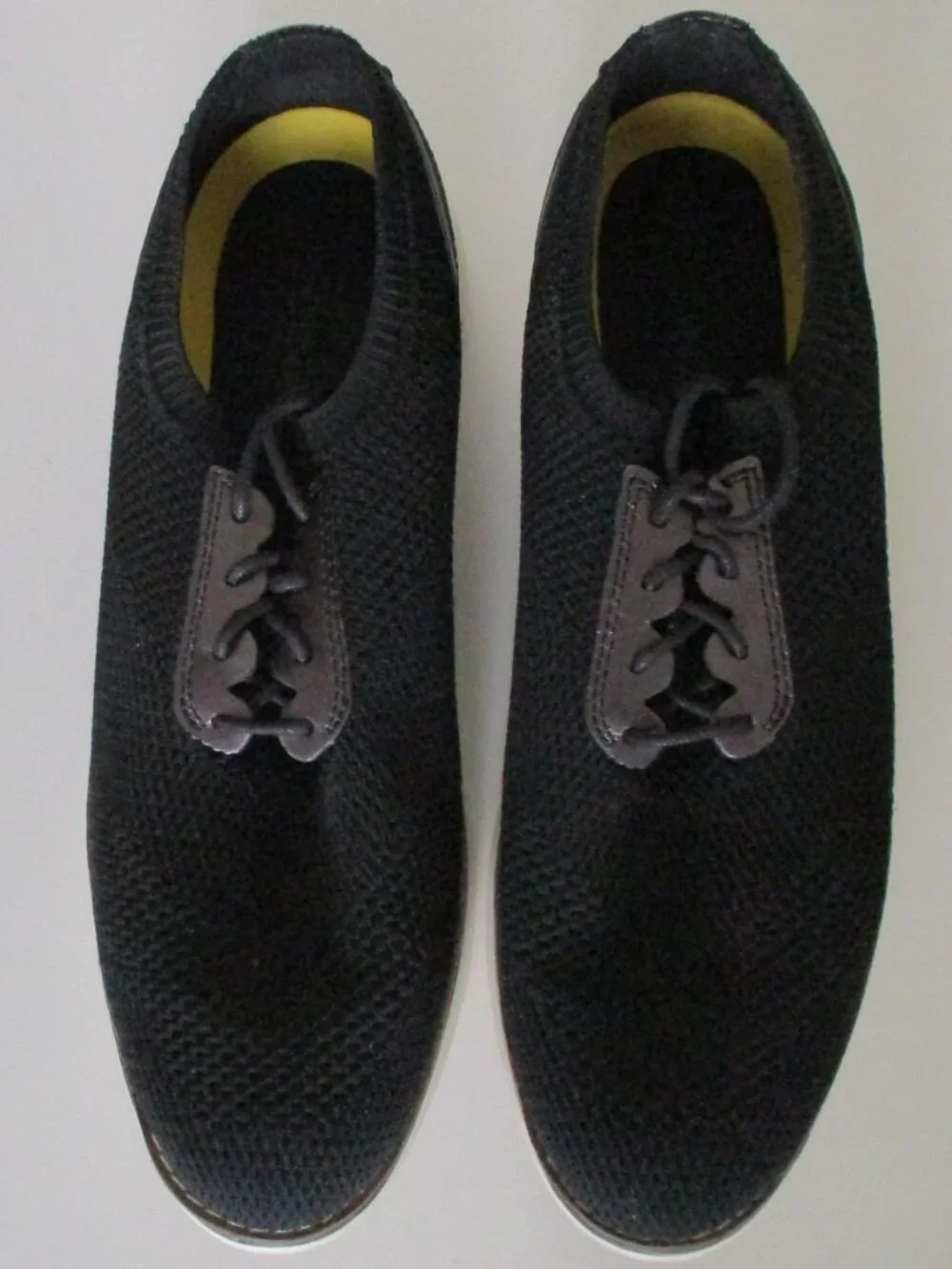 Cole Haan Grand.OS Womens Black Lace-up Mesh Fashion Sneaker - Size 9B
